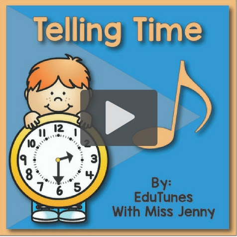 A video and song to teach kids how to tell time